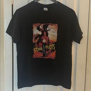 Stone Temple Pilots Vintage “Core” Album Cover T-Shirt Size Medium In Black